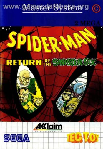 Cover Spider-Man - Return of the Sinister Six for Master System II